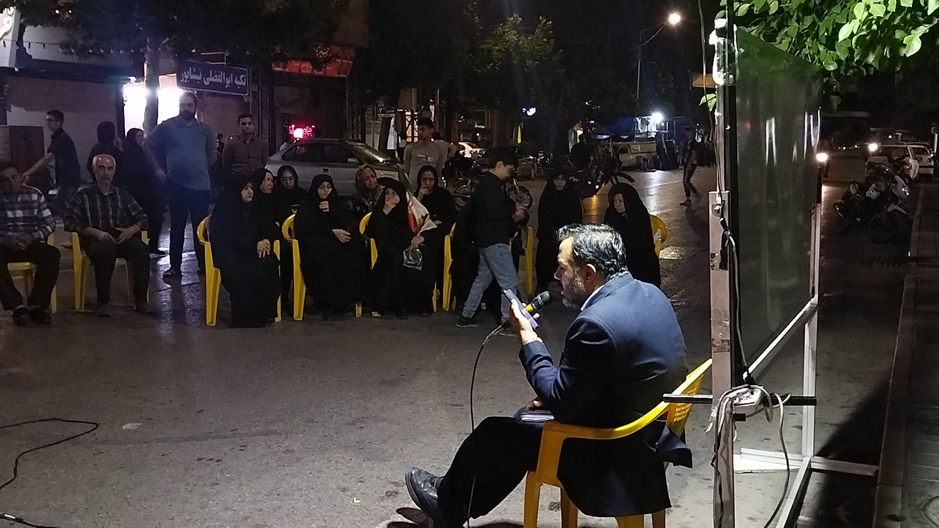 کافه گفتگوی حسینیه امام خمینی نیشابور در صد و بیست و دومین شب