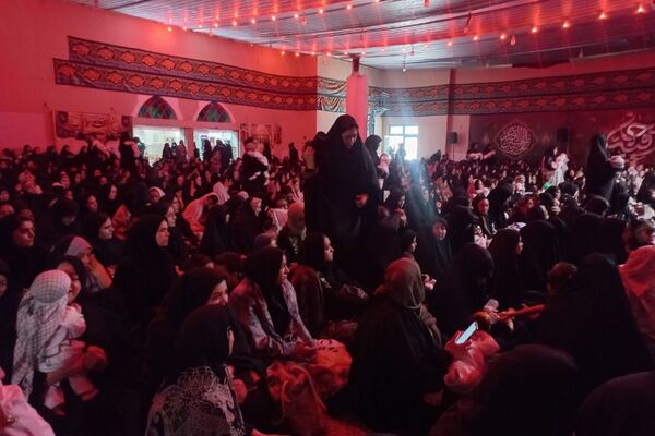 مراسم عزاداری شیرخوارگان حسینی در حرم مطهر امام زاده جعفربن موسی الکااظم (ع) شهرستان پیشوا