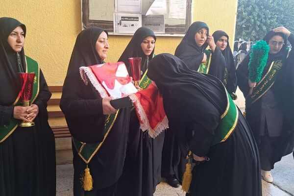 مدراس شهرستان قدس میزبان پرچم حرم امام حسین (ع) و شهید گمنام 