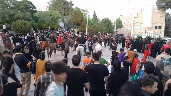 برگزاری آیین سوگواری کاروان عشق همزمان با شروع ماه صفر در شهرستان سبزوار