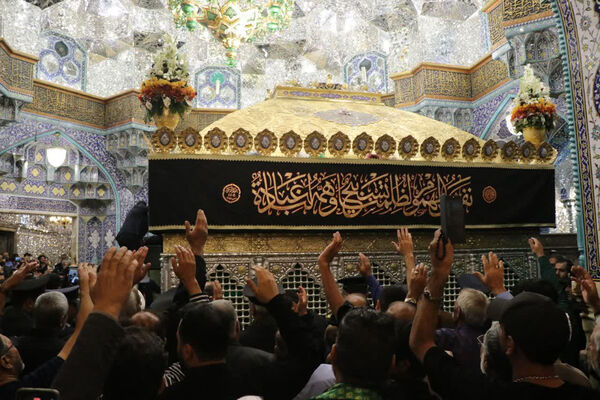 آیین سیاهپوشان حرم مطهر حضرت فاطمه معصومه(س)