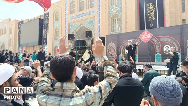 عزاداری سالروز شهادت امام حسن عسگری(ع) در مسجد جمکران