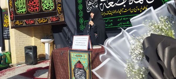  مراسم شهادت حضرت فاطمه زهرا (س) در دبیرستان دخترانه فاطمیه