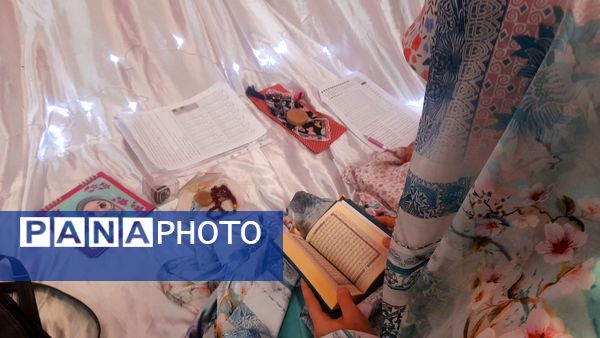 نخستین روز اعتکاف دانش‌آموزی ناحیه ۳ کرج در مسجد حضرت خدیجه(س)