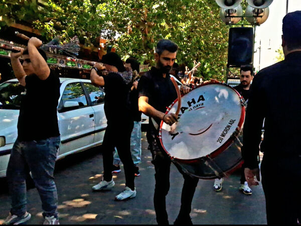 مراسم تاسوعای حسینی در شهرستان گالیکش