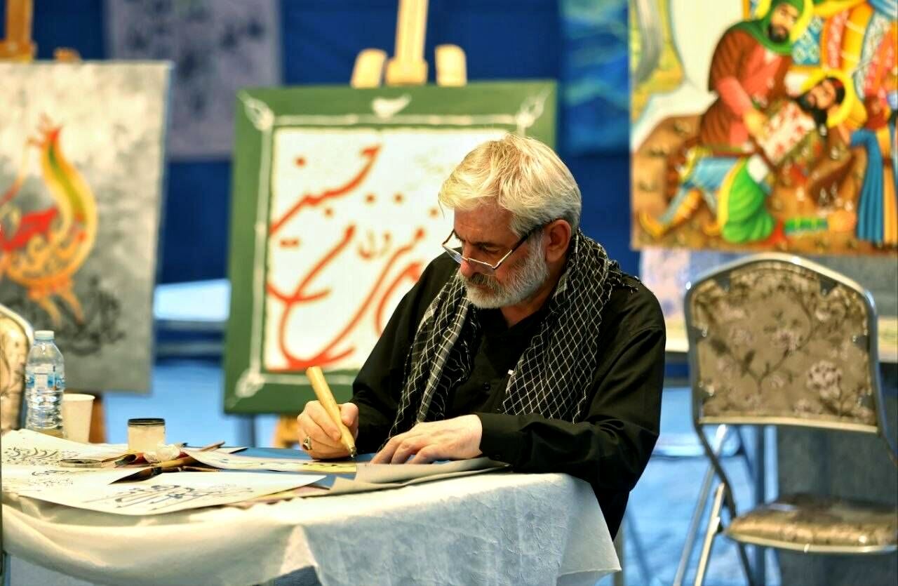 نمایش آثار هنرمندان تجسمی در شب‌های «خیمه هنر»