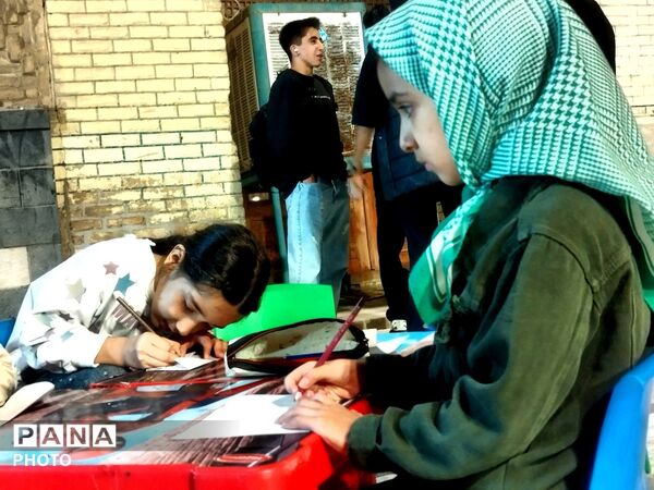 موکب فرهنگیان نیشابور در سوگ شهادت رهبر امت اسلام