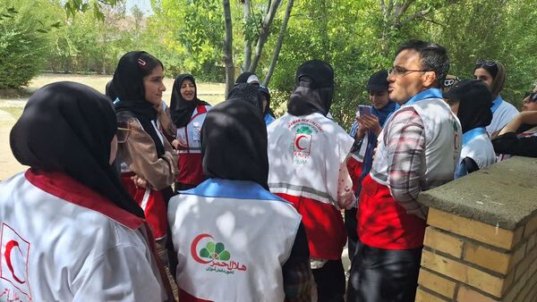 برگزاری اردوی طرح شوق رویش هلال احمر به میزبانی شیروان