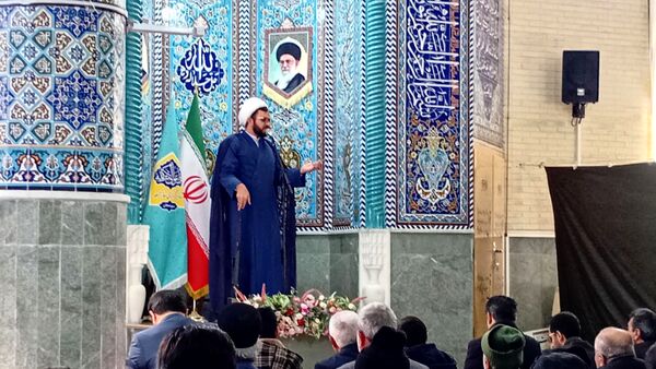 نماز جمعه و برپایی میز خدمت در شهر سورشجان