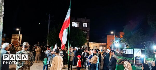 تجدید پیمان مردمان کوی یکن آباد با ایران جان