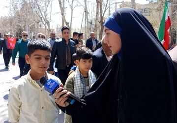 حضور پرشور مردم فلاورجان در راهپیمایی روز قدس