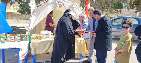 برپایی موکب سازمان دانش‌آموزی در شهرستان سملقان