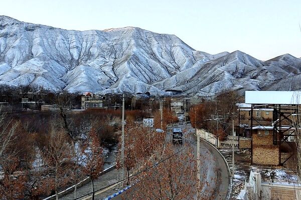 جلوه زمستانی طبیعت شهر بار نیشابور 