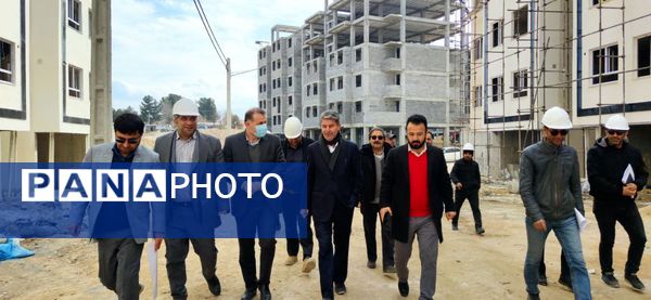 بازدید محمدمهدی شهریاری از پروژه ۱۱۲۰ واحدی نهضت ملی مسکن ولیعصر(عج) بجنورد
