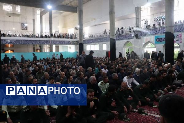 گرامیداشت شهدای‌خدمت در مسجد جامع شهرستان قروه