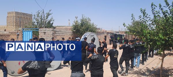 عزاداری ظهر عاشورا در روستای حسن آباد بلهر 