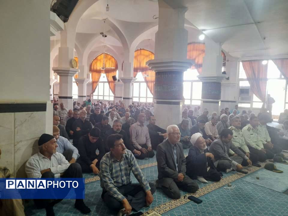 نماز عبادی سیاسی جمعه در مصلی مسجد جامع خلیل آباد