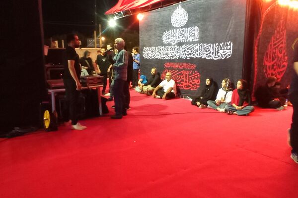 مراسم عزاداری شهادت کریم اهل بیت (ع)در کشتی سفینة  النجاة 