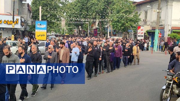 دسته عزاداری سیدالشهداء خدمت در قائمشهر