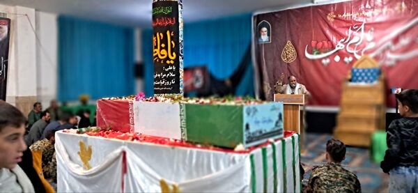 عزاداری دهه دوم فاطمیه با حضور شهید گمنام در دهستان شوراب صغیر  