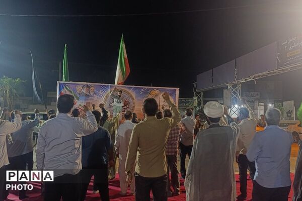 طنین  یاد و نام شهید ماکان نصیری در قلب رودبارجنوب