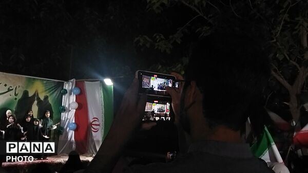 نود و پنجمین شب از شب های مقاومت بلوار جمهوری نیشابور در قاب پانا 