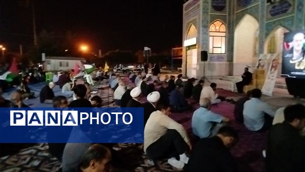 اجتماع بزرگ مردم ولایت‌مدار نیشابور در محکومیت ترور شهید قدس اسماعیل هنیه 