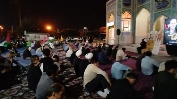 اجتماع بزرگ مردم ولایت‌مدار نیشابور در محکومیت ترور شهید قدس اسماعیل هنیه 