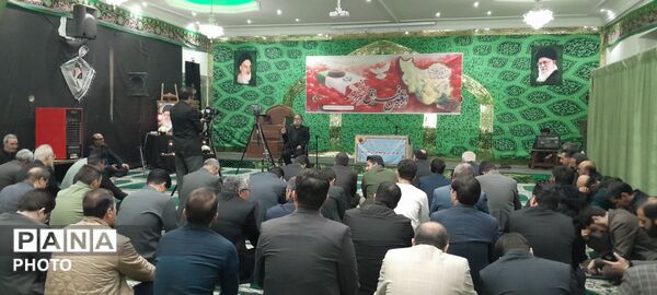 چهلمین روز شهادت امام خامنه‌ای در آموزش و پرورش تبادکان