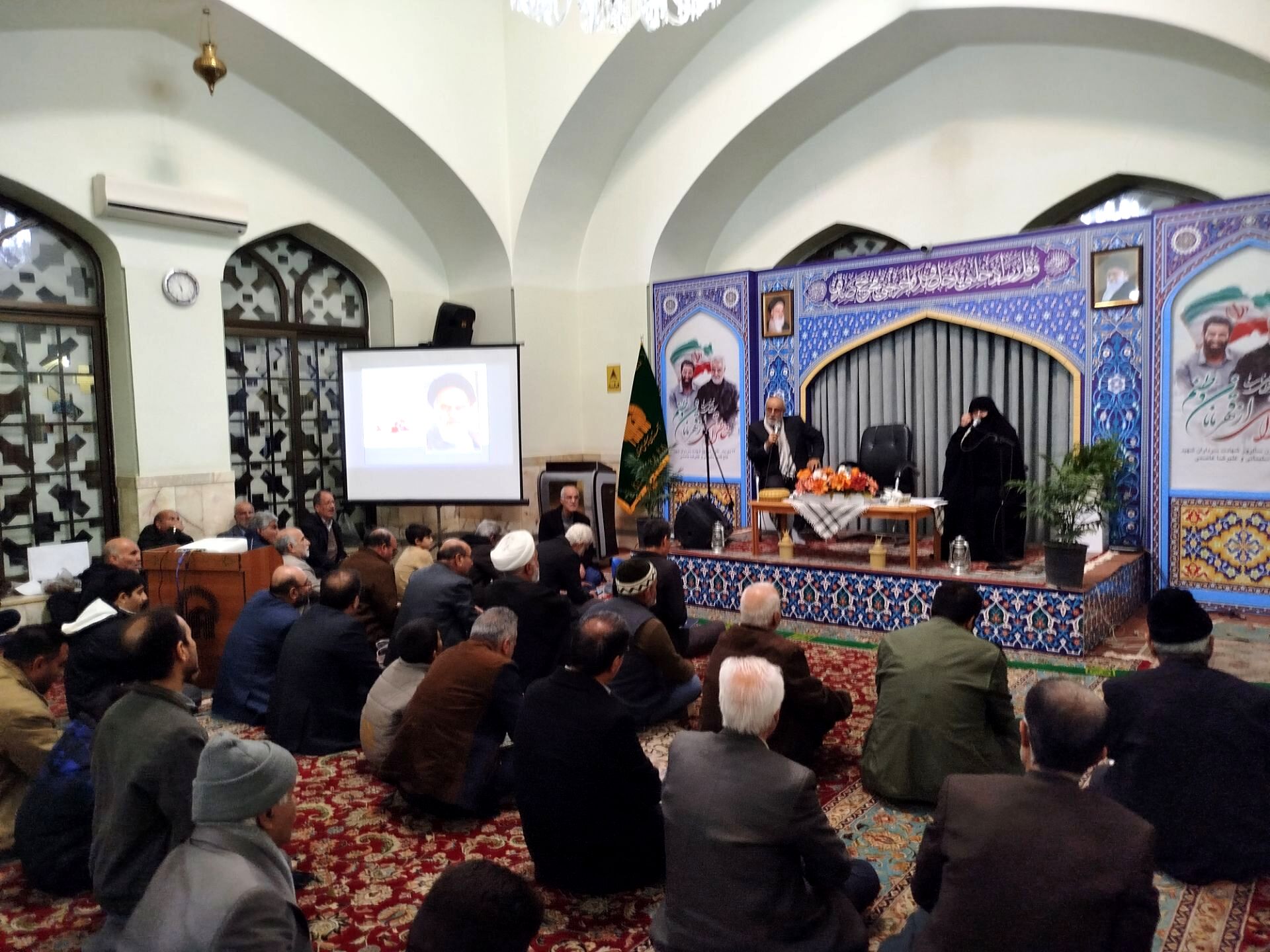 بزرگداشت سالگرد شهید حاج قاسم سلیمانی و شهید علیرضا عاصمی در کاشمر