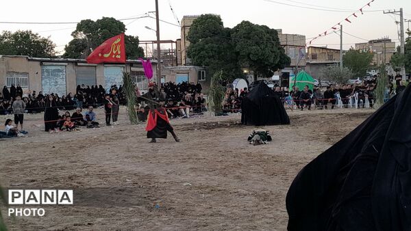 آیین باشکوه تعزیه حسینی در روستای عمان شهرستان درگزین