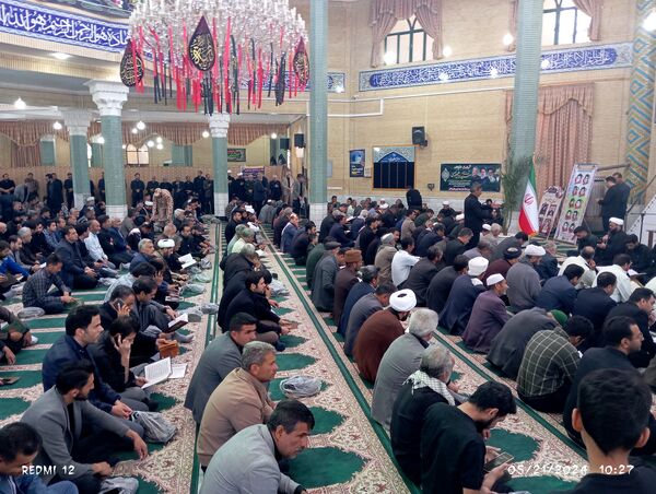 مراسم گرامیداشت شهید جمهور و شهدای سانحه بالگرد در شهرستان باخرز 