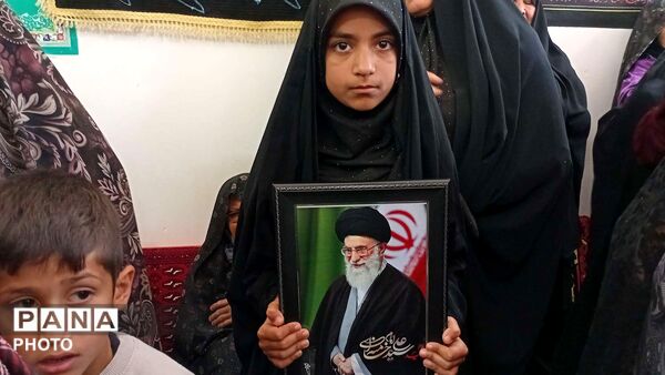 مراسم اربعین قائد امت در روستای نقاب خلیل آباد