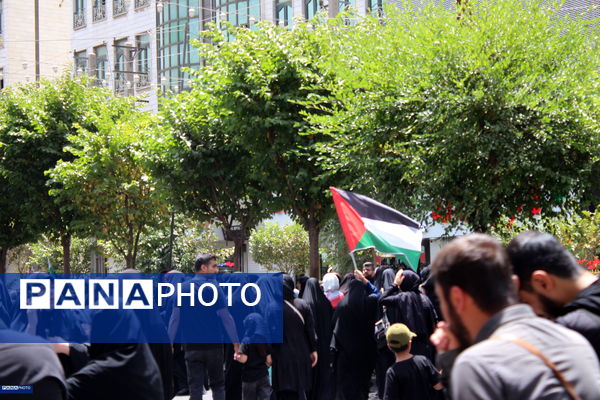 وداع با پیکر شهدای حمله رژیم صهیونیستی در کرج