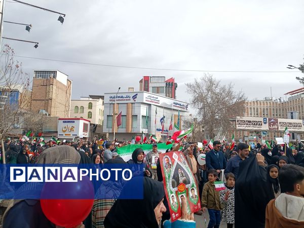 راهپیمایی یوم الله ۲۲ بهمن ماه امسال پررنگ تر از همیشه در شهر نیشابور 