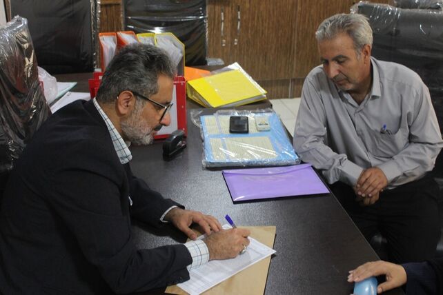 بازدید مسئولین آموزش و پرورش اسلامشهر از مدارس و ارزیابی روند اجرای پروژه مهر