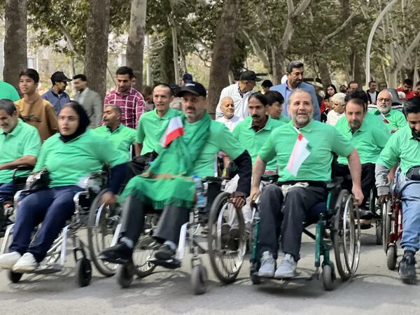 همایش بزرگ ویلچر رانی در جشنواره خانواده ورزش مشهد
