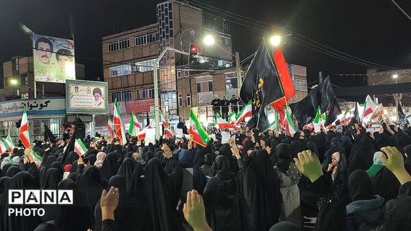  تجمع باشکوه مردم سرخس در راه حفظ ارزش‌ها