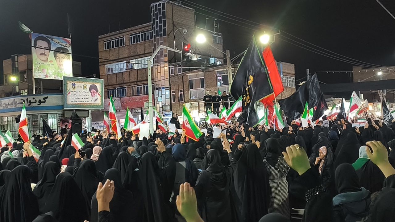  تجمع باشکوه مردم سرخس در راه حفظ ارزش‌ها
