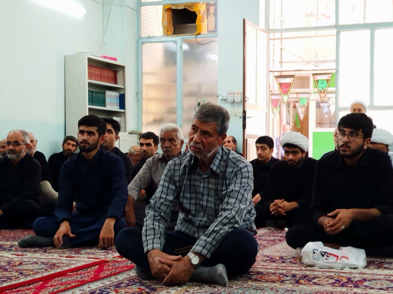 مجلس عزای حسینی در حوزه علمیه امام صادق (ع) کاشمر