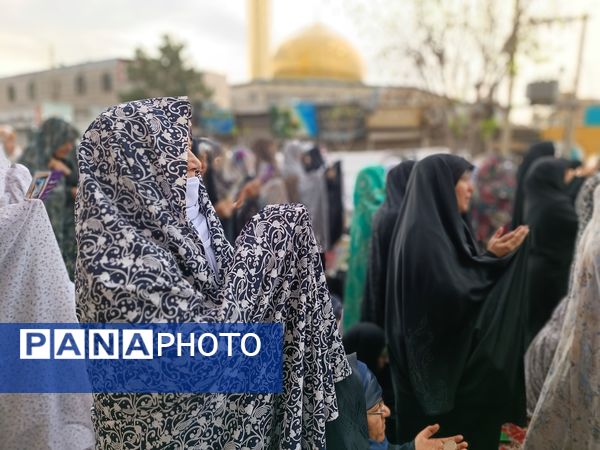 نماز عید فطر در مصلی شهرستان قدس