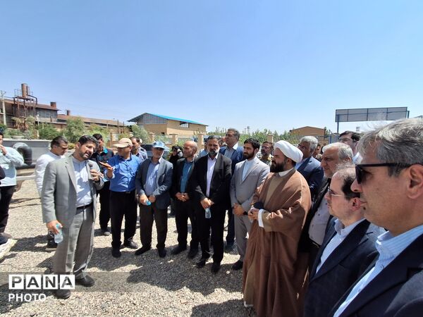 افتتاح تصفیه خانه فاضلاب شهرک صنعتی شهرستان کاشمر با حضور معاون وزیر صمت