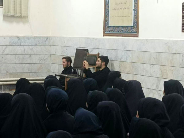 مراسم عزاداری ام ابیها(س) در دبیرستان محدثه قم