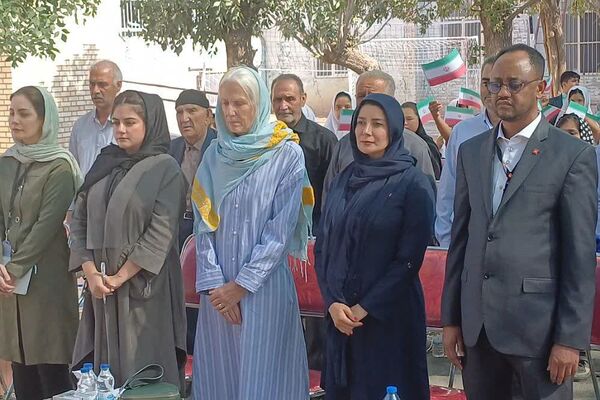 آیین افتتاحیه مدرسه 6 کلاسه روستای حسین آباد دفتری شهرستان ورامین