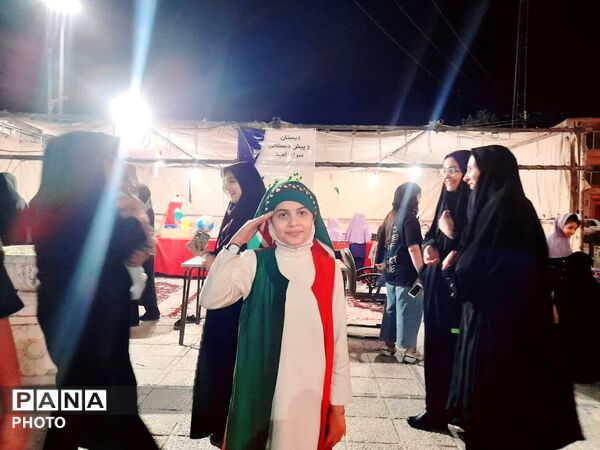 موکب دبستان سرای امید در پاتوق نوجوان مبارز تفت
