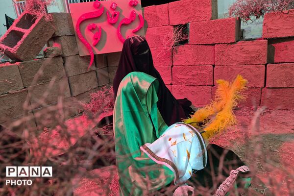 سفره‌ای به نام حضرت رقیه(س)؛ جلوه‌ای از عشق و ارادت در آباده