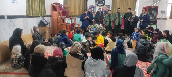 جشن ولادت حضرت علی (ع) پایگاه بسیج مطهره روستای تنسوان شیروان