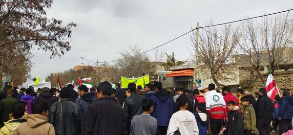 راهپیمایی 22 بهمن راز جرگلان 