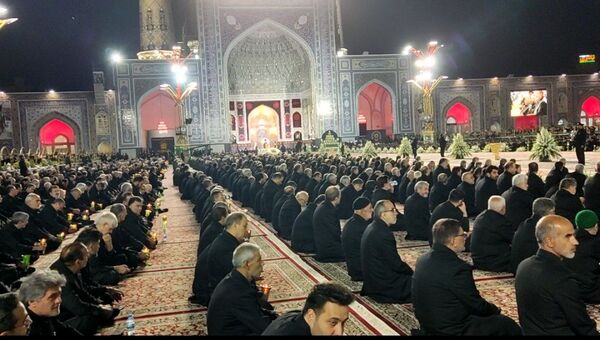  حضور زائران از سراسر کشور برای شهادت امام رضا (ع) در مشهد مقدس