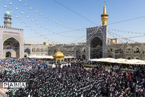 آیین آغاز سال تحصیلی مدارس در حرم مطهر رضوی